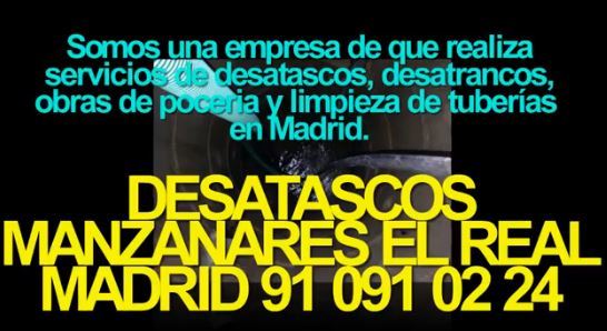 desatascos Manzanares el Real